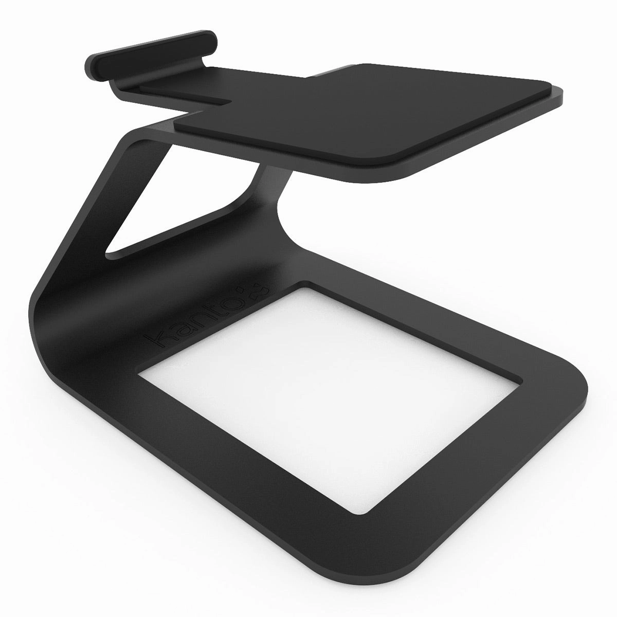 Kanto SE2 Elevated Desktop Speaker Stands for Small Speakers - Pair (Black)