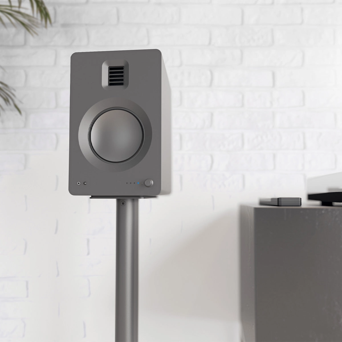 Kanto SP26PL 26" Bookshelf Speaker Stands with Rotating Top Plates and Cable Management  Pair (Black)