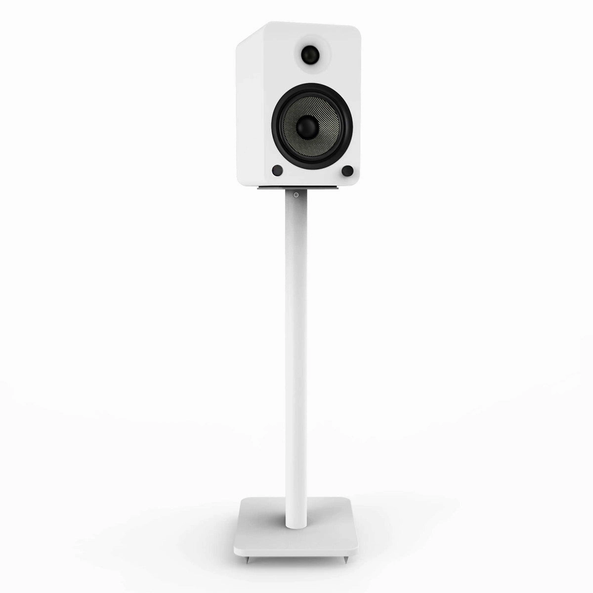 Kanto SP32PL 32" Bookshelf Speaker Stands with Rotating Top Plates and Cable Management  Pair (White)