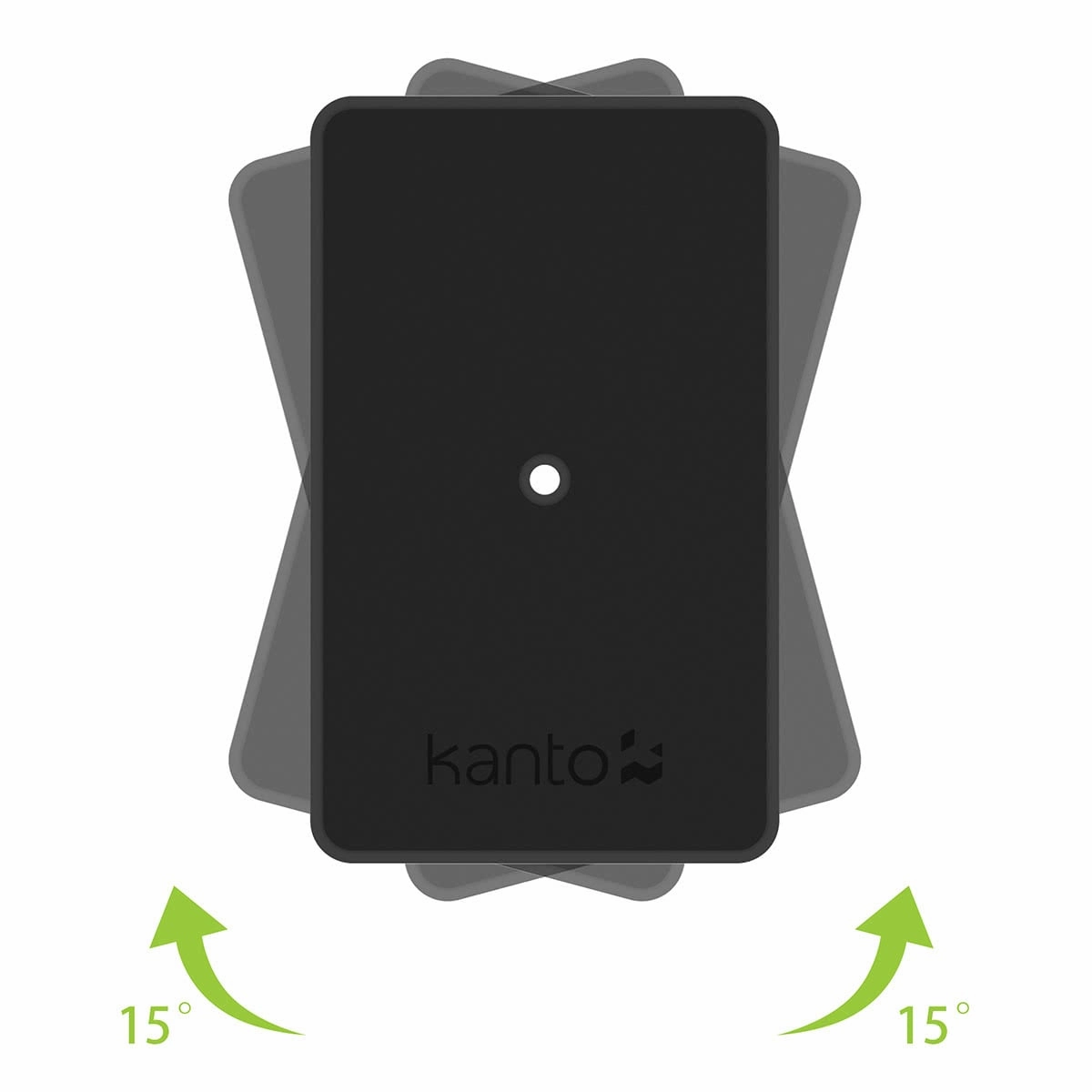 Kanto SP6HD 6" Universal Desktop Speaker Stands with Rotating Top Plates and Cable Management - Pair (Black)