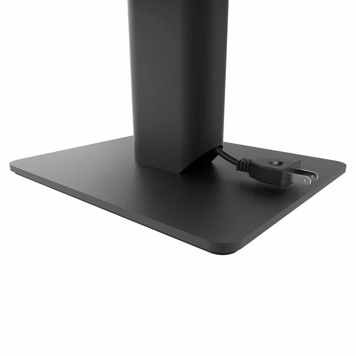Kanto SP6HD 6" Universal Desktop Speaker Stands with Rotating Top Plates and Cable Management - Pair (Black)