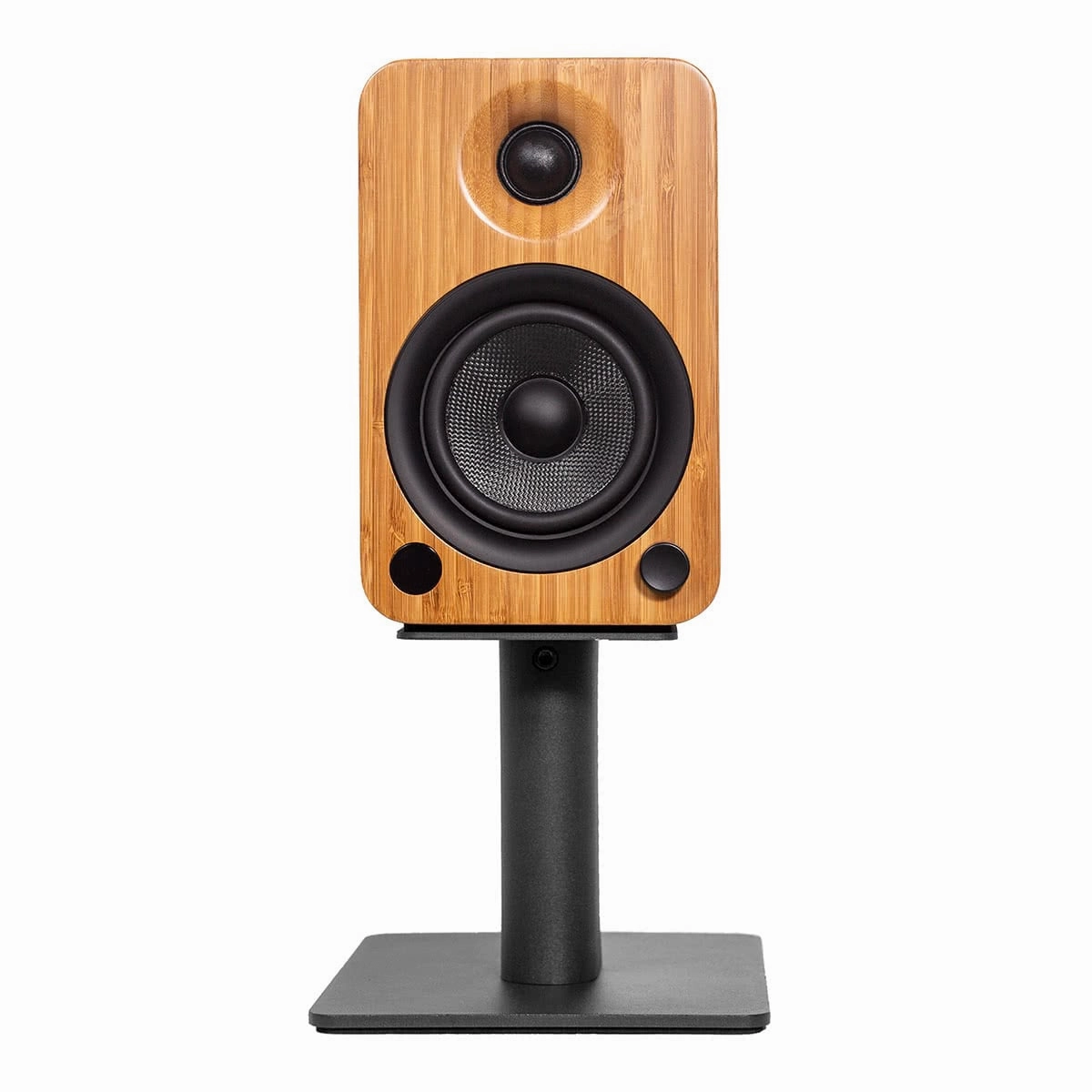 Kanto SP6HD 6" Universal Desktop Speaker Stands with Rotating Top Plates and Cable Management - Pair (Black)