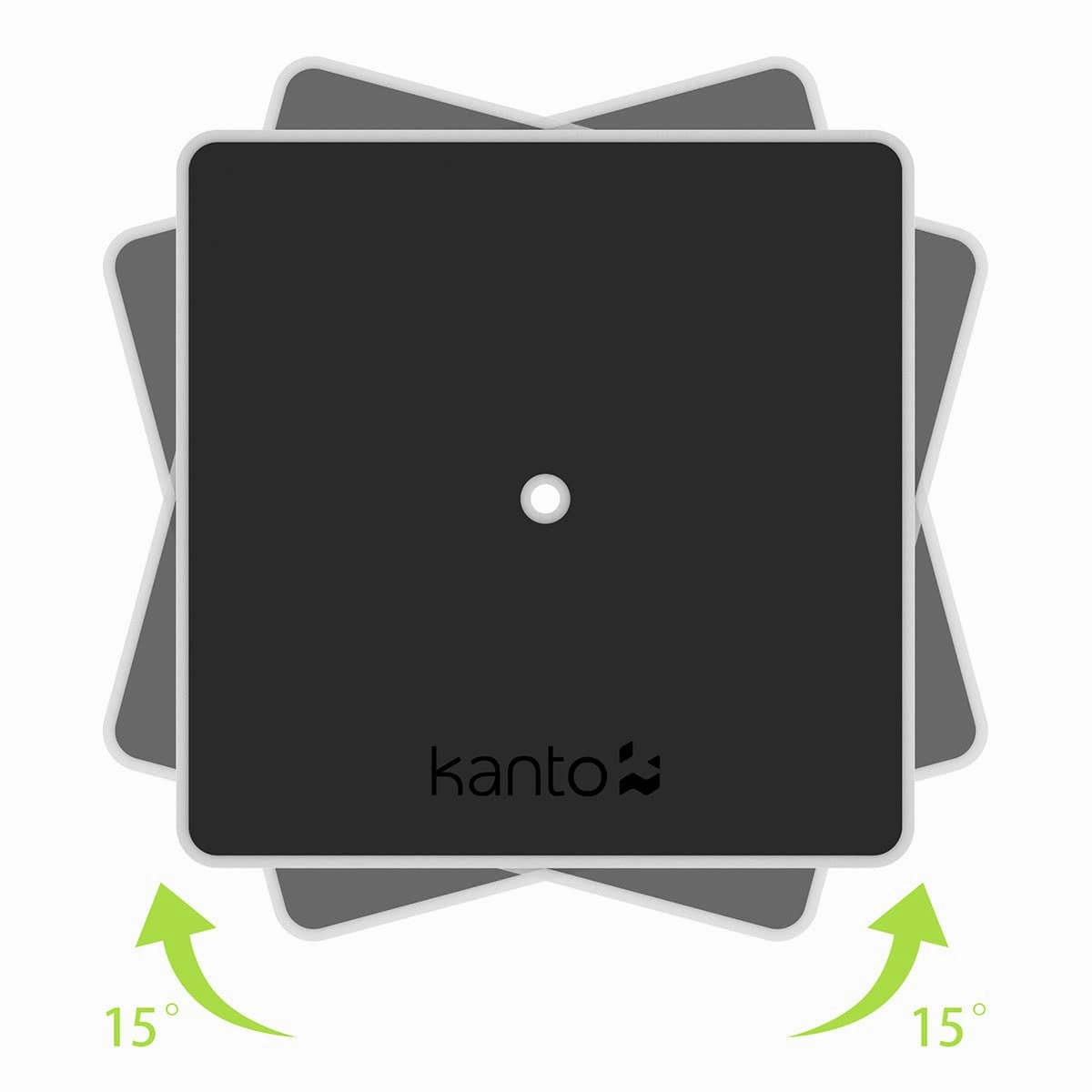 Kanto SP6HD 6" Universal Desktop Speaker Stands with Rotating Top Plates and Cable Management - Pair (White)