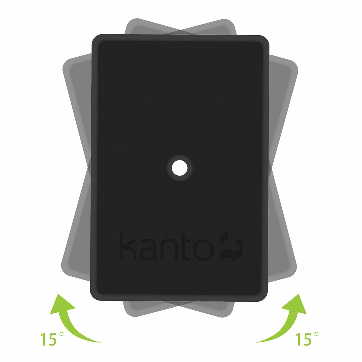 Kanto SP9 9" Universal Desktop Speaker Stands with Rotating Top Plates and Cable Management - Pair (Black)