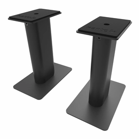 Kanto SP9 9" Universal Desktop Speaker Stands with Rotating Top Plates and Cable Management - Pair (Black) Speaker stands,Audio Stands,Speaker Mounts