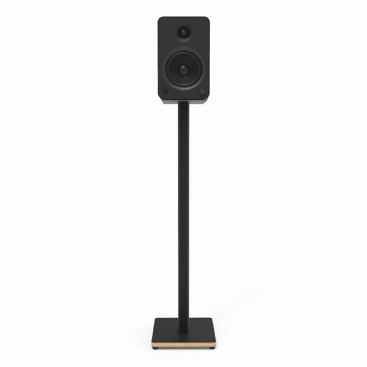 Kanto ST34P 34" Universal Bookshelf Speaker Floor Stand with Plywood Base- Black (Pair)