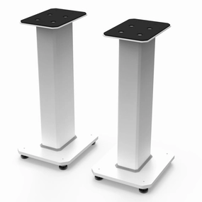 Kanto SX22 22" Tall Fillable Speaker Stands with Isolation Feet - Pair (White) Speaker stands,Audio Stands,Speaker Mounts