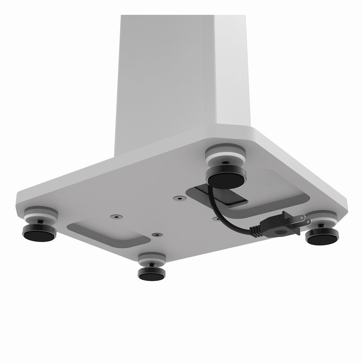 Kanto SX26 26" Tall Fillable Speaker Stands with Isolation Feet - Pair (White)