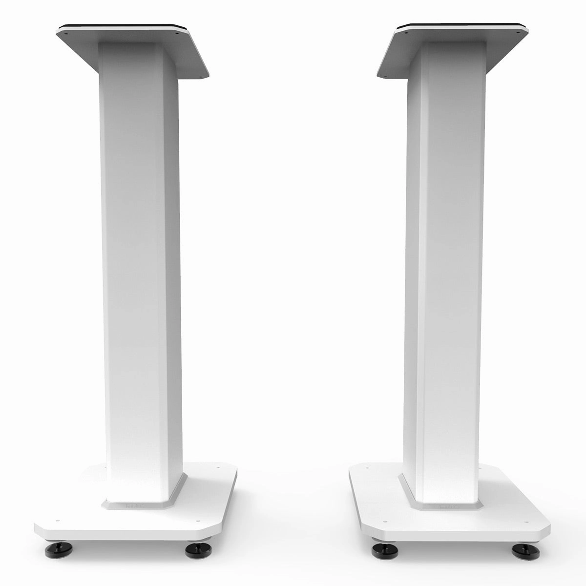 Kanto SX26 26" Tall Fillable Speaker Stands with Isolation Feet - Pair (White)