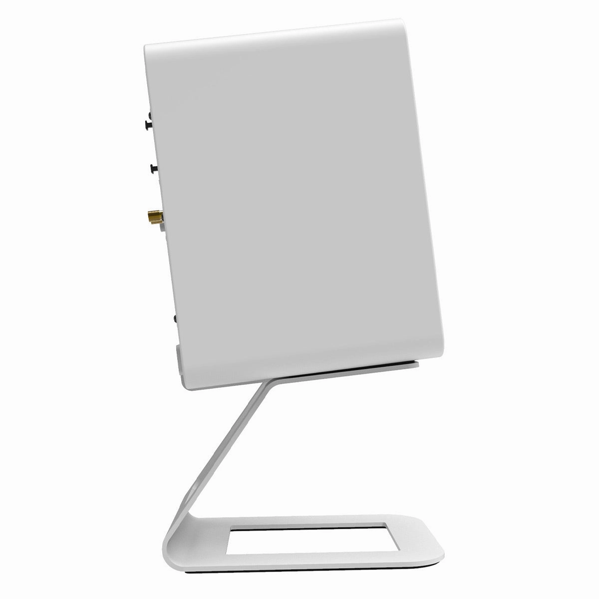 Kanto TUK Premium Powered Speakers with SE6 Elevated Desktop Speaker Stands (White)