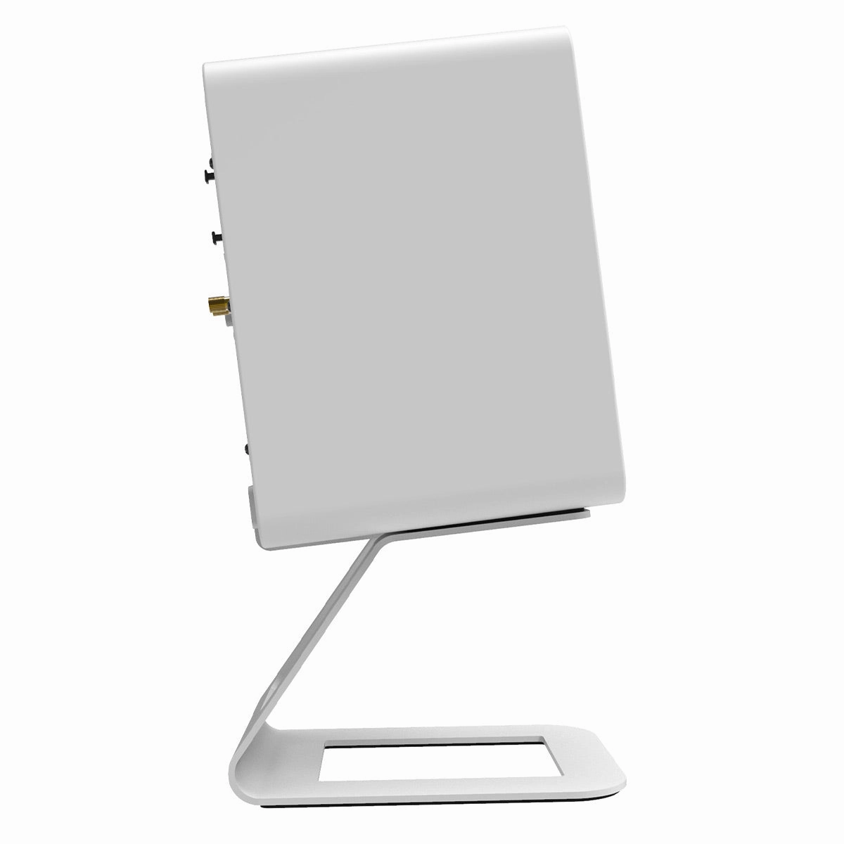 Kanto TUK Premium Powered Speakers with SE6 Elevated Desktop Speaker Stands (White)