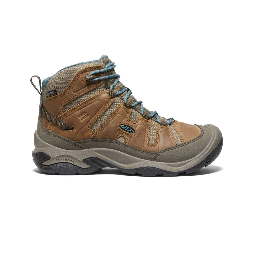 Keen Shoes Circadia Mid Waterproof Toasted Coconut/North Atlantic