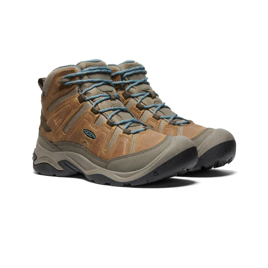 Keen Shoes Circadia Mid Waterproof Toasted Coconut/North Atlantic
