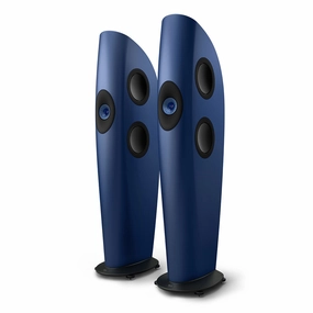KEF Blade One Meta Floorstanding Speaker - Pair (Frosted Blue/Blue)