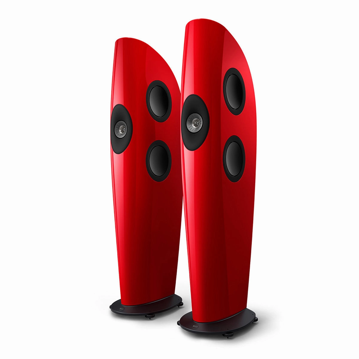 KEF Blade Two Meta Floorstanding Speaker - Pair (Racing Red/Grey)