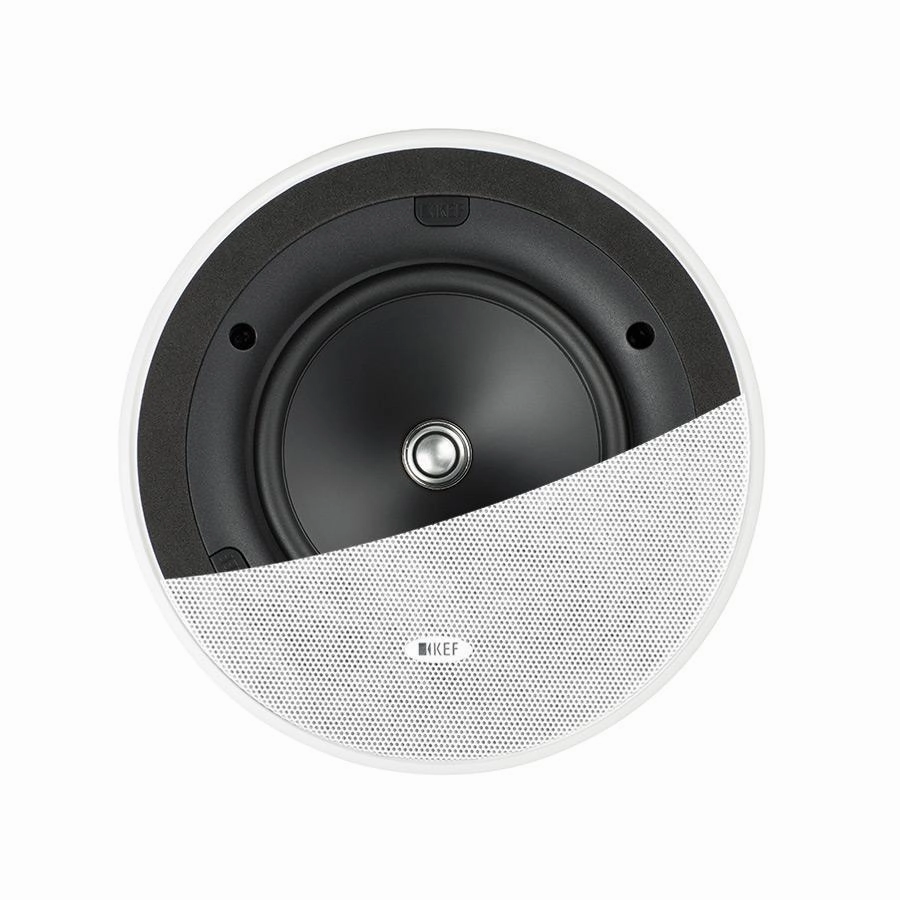 KEF Ci160ER Round In Ceiling Speaker Each hi-fi dual speakers,hi-fi triple amplifier setup,hi-fi pro audio kit