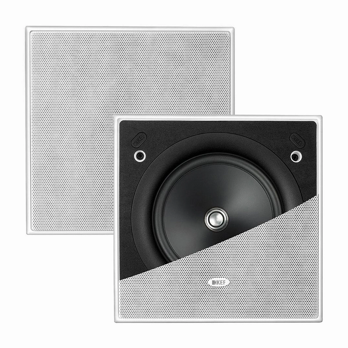 KEF Ci160ES 6.5 Inch In-Ceiling Speakers - Pair In Wall & In Ceiling Speakers,Recessed Speakers,Flush Mount Audio