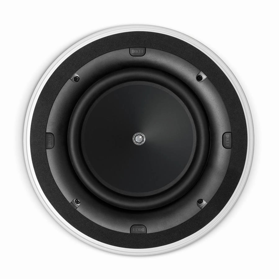 KEF CI200.2CR Round In Ceiling Speaker Each hi-fi dual speakers,hi-fi triple amplifier setup,hi-fi pro audio kit