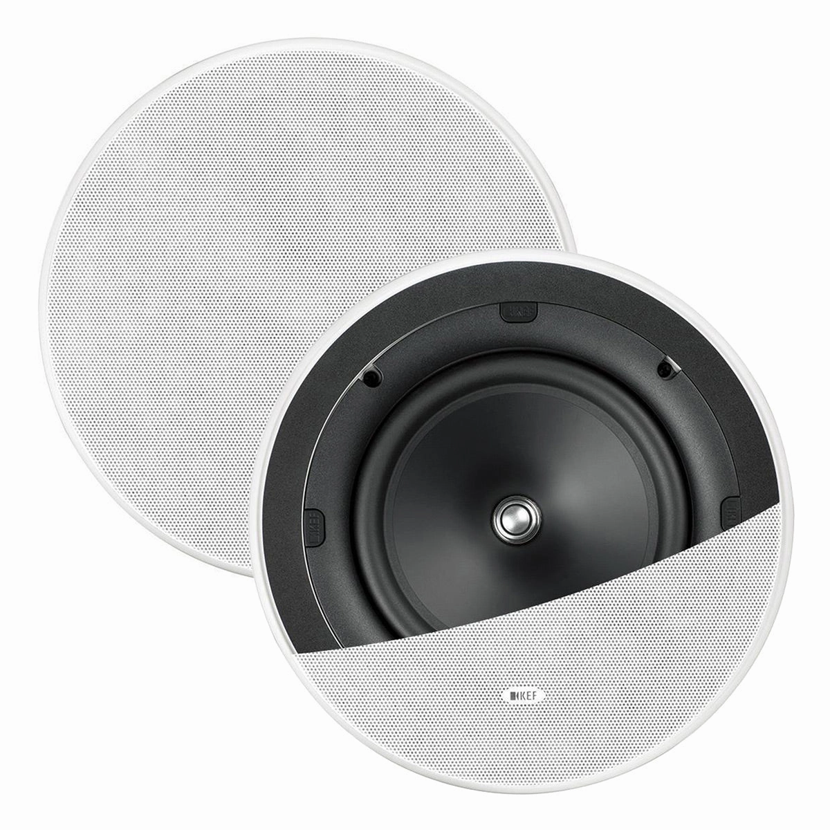 KEF Ci200ER 8 Inch In-Ceiling Speakers - Pair In Wall & In Ceiling Speakers,Recessed Speakers,Flush Mount Audio