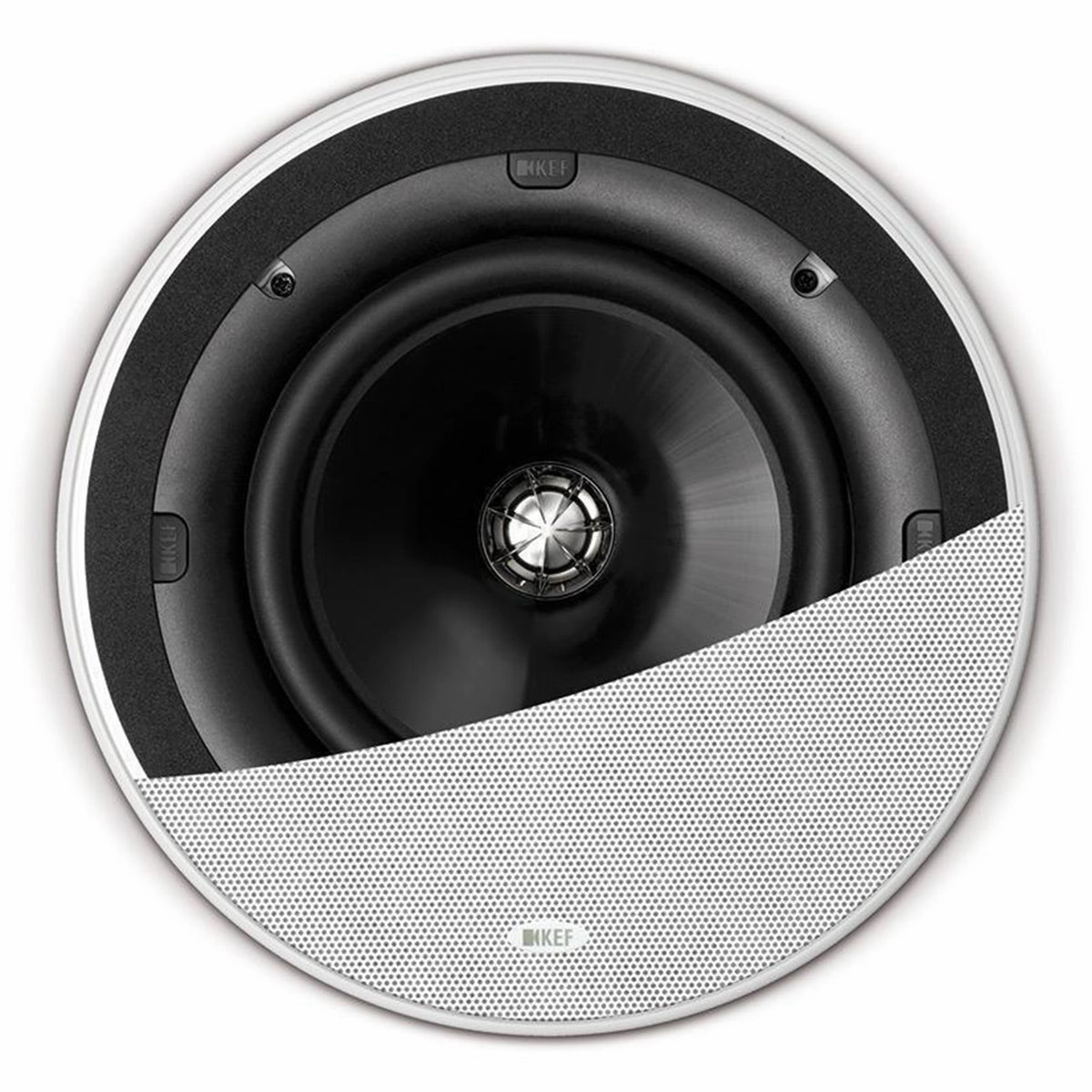 KEF CI200QR 8 Inch In-Ceiling Speaker In Wall & In Ceiling Speakers,Recessed Speakers,Flush Mount Audio