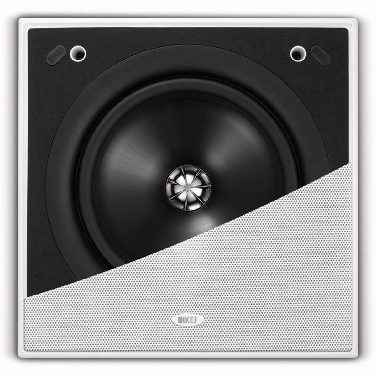 KEF Ci200QS 8 Inch In-Ceiling Speaker In Wall & In Ceiling Speakers,Recessed Speakers,Flush Mount Audio