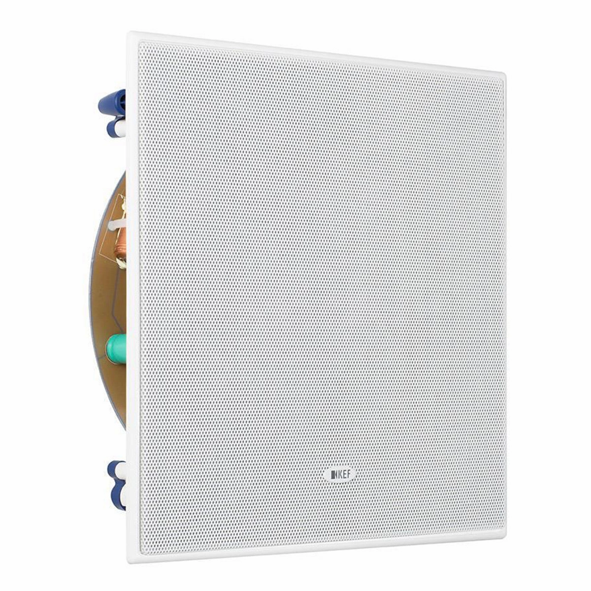 KEF Ci200QSB-THX In-Wall Or In-Ceiling Subwoofer - Pair (White)