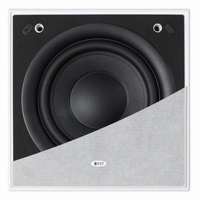KEF Ci200QSB-THX In-Wall Or In-Ceiling Subwoofer - Pair (White) In Wall & In Ceiling Speakers,Recessed Speakers,Flush Mount Audio