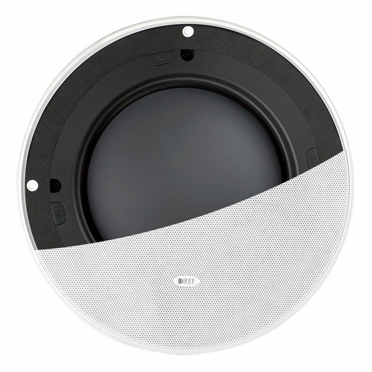 KEF Ci200TRB T Series 8 Inch Thin Subwoofer (White) In Wall & In Ceiling Speakers,Recessed Speakers,Flush Mount Audio