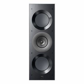 KEF Ci3160REFM-THX Reference Meta In-Wall Speaker (Gloss Black/Grey) In Wall & In Ceiling Speakers,Recessed Speakers,Flush Mount Audio