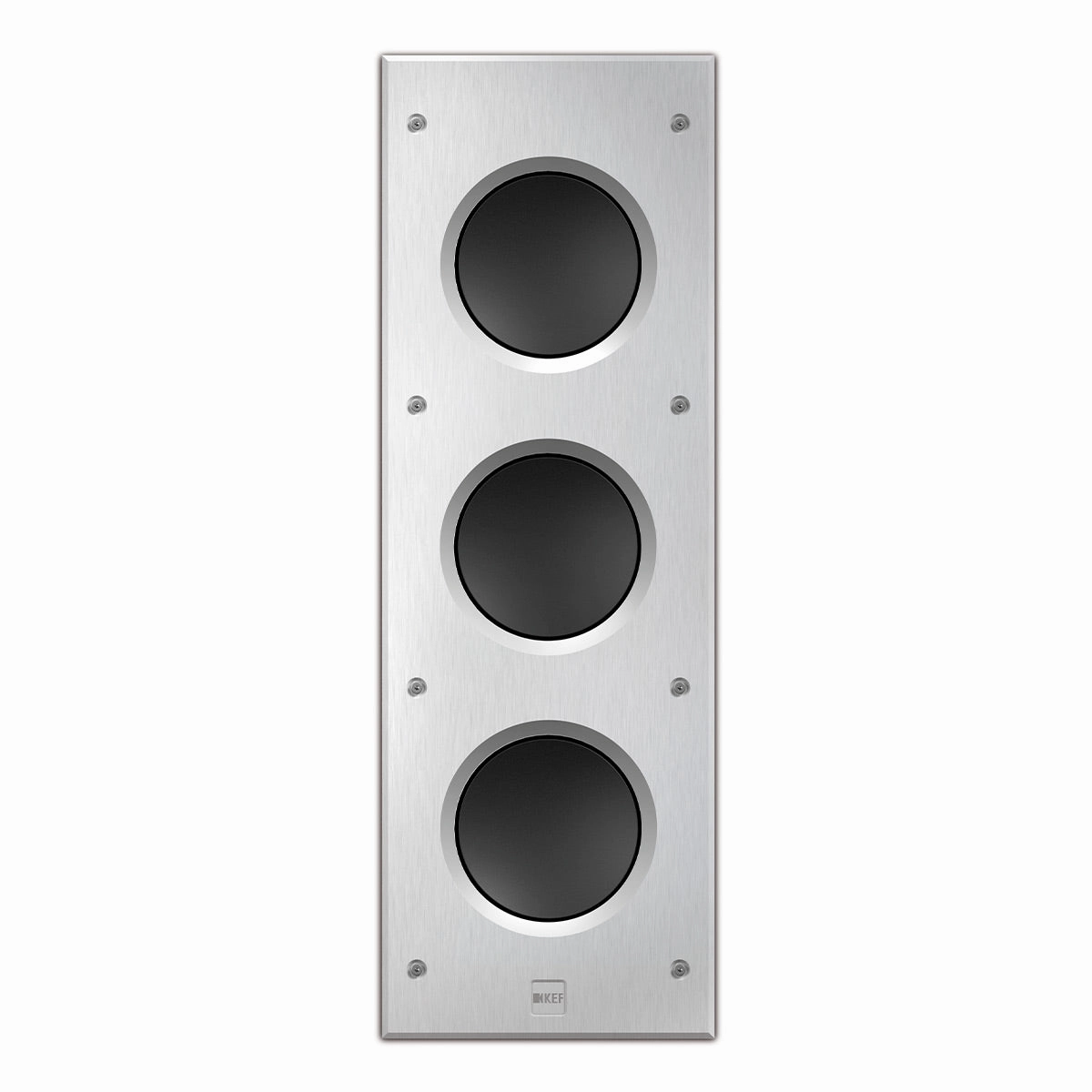 KEF Ci3160RLB-THX In-Wall Subwoofer (Silver) In Wall & In Ceiling Speakers,Recessed Speakers,Flush Mount Audio