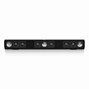 KEF HTC8001 3 Channel Passive Soundbar (Gloss Black) Center Channel Speakers,Home Theater Center,Dialog Speakers