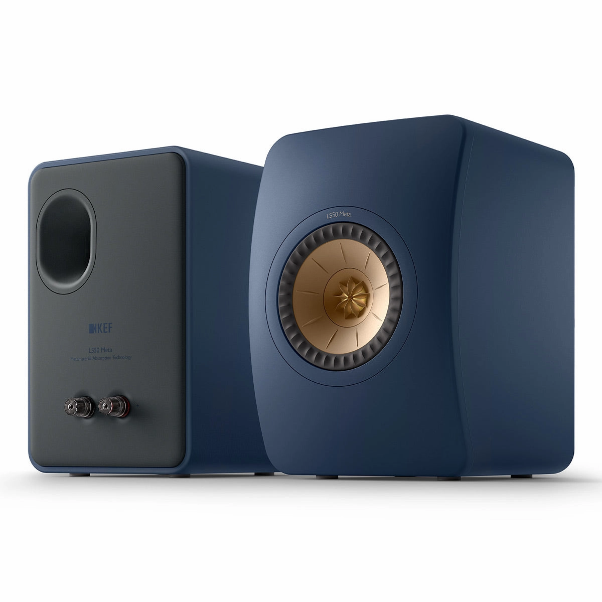 KEF LS50 Meta Monitor Bookshelf Speakers - Pair (Blue)
