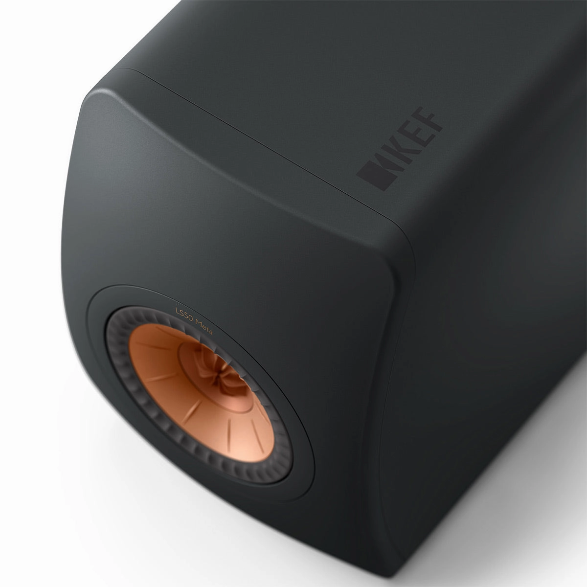 KEF LS50 Meta Monitor Bookshelf Speakers - Pair (Carbon Black)