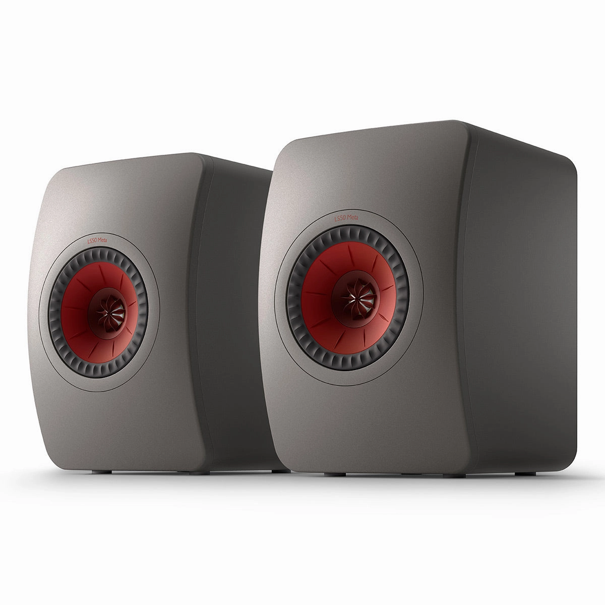 KEF LS50 Meta Monitor Bookshelf Speakers - Pair (Titanium)
