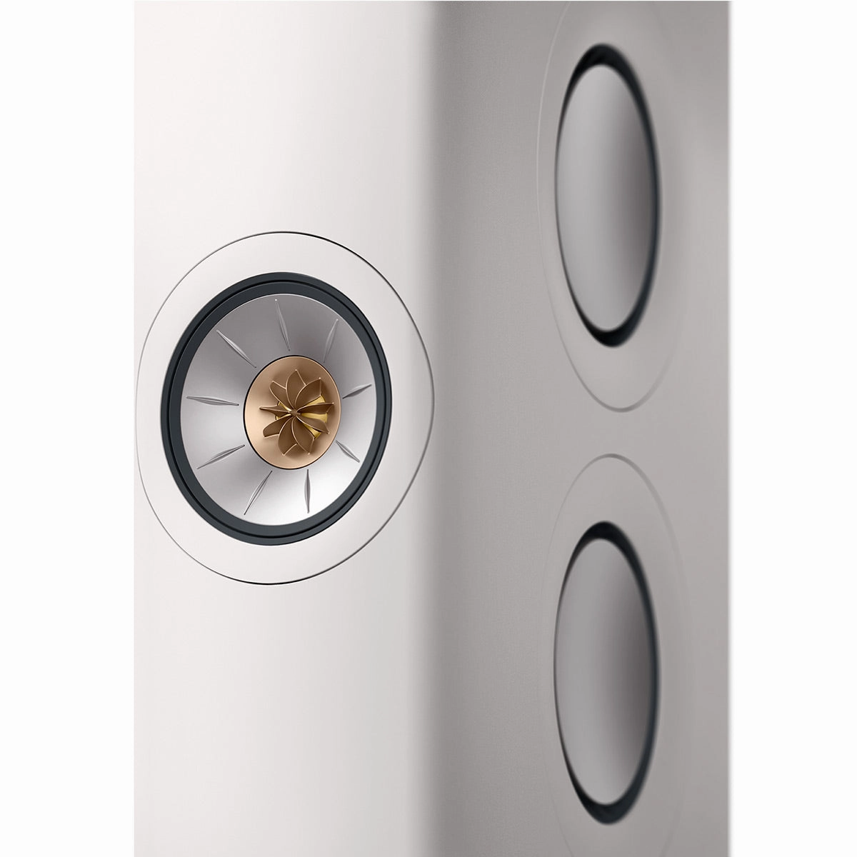 KEF LS60W Wireless Floorstanding Speakers - Pair (Mineral White)