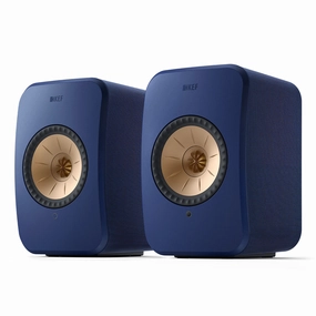 KEF LSX II Bookshelf Speakers - Pair (Cobalt Blue)