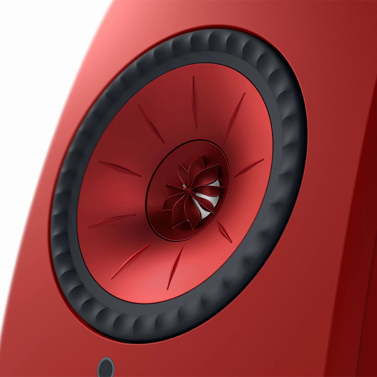 KEF LSX II Bookshelf Speakers - Pair (Lava Red)