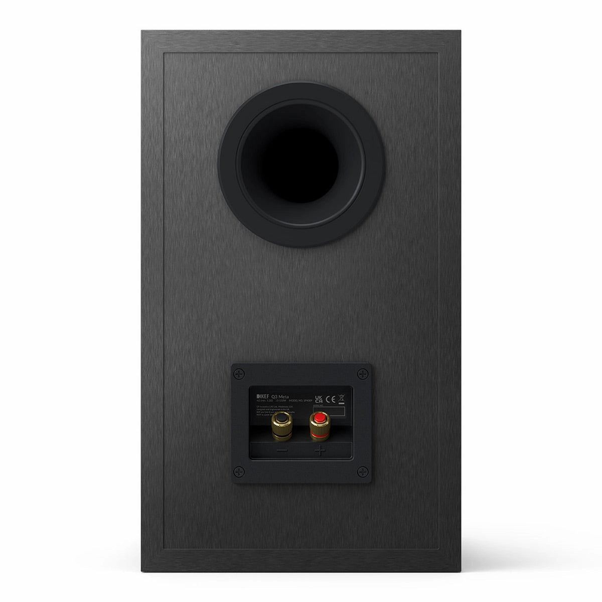 KEF Q3 Meta 2-Way Bookshelf Speakers - Pair (Black)
