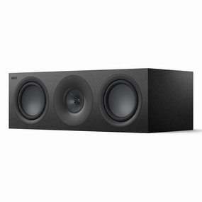 KEF Q6 Meta 3-Way LCR Center Channel Speaker (Black) Center Channel Speakers,Home Theater Center,Dialog Speakers