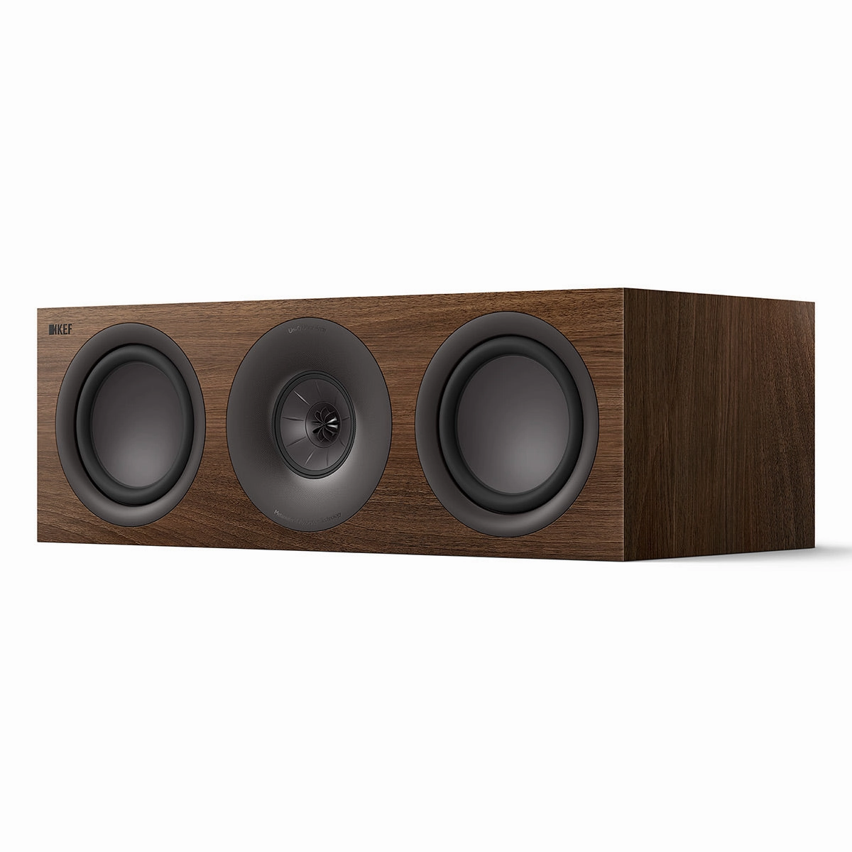 KEF Q6 Meta 3-Way LCR Center Channel Speaker (Walnut) Center Channel Speakers,Home Theater Center,Dialog Speakers