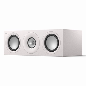 KEF Q6 Meta 3-Way LCR Center Channel Speaker (White) Center Channel Speakers,Home Theater Center,Dialog Speakers