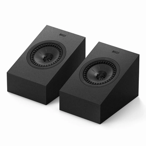 KEF Q8 Meta Dolby Atmos Surround Speakers - Pair (Black) Surround Sound Speakers,Multichannel Audio,5.1 Systems