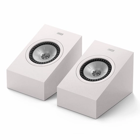 KEF Q8 Meta Dolby Atmos Surround Speakers - Pair (White) Surround Sound Speakers,Multichannel Audio,5.1 Systems