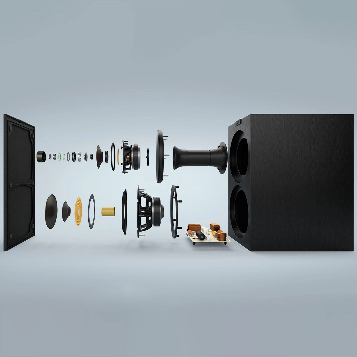 KEF Q Concerto Meta 3-Way Bookshelf Speakers - Pair (Black)