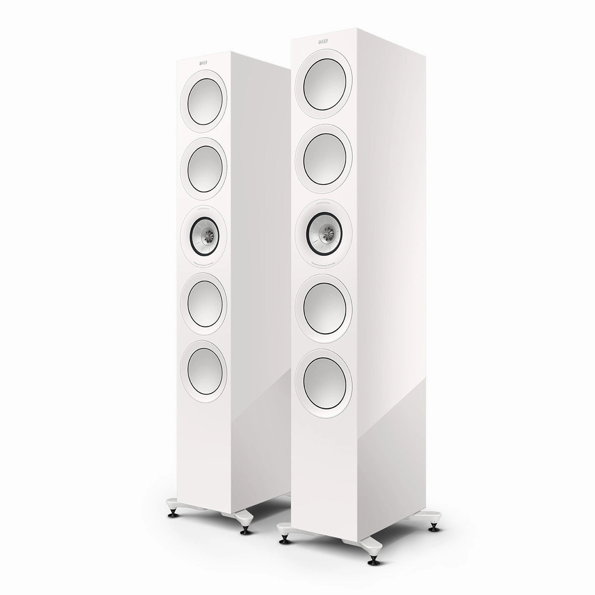 KEF R11 Meta Floorstanding Speaker - Each (Gloss White)