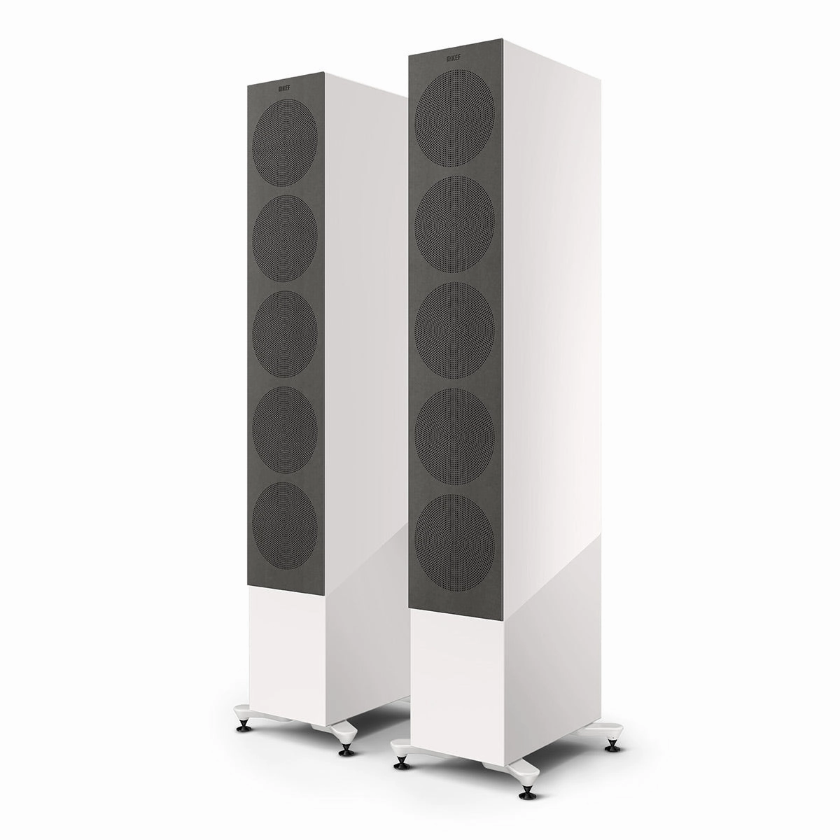 KEF R11 Meta Floorstanding Speaker - Each (Gloss White)