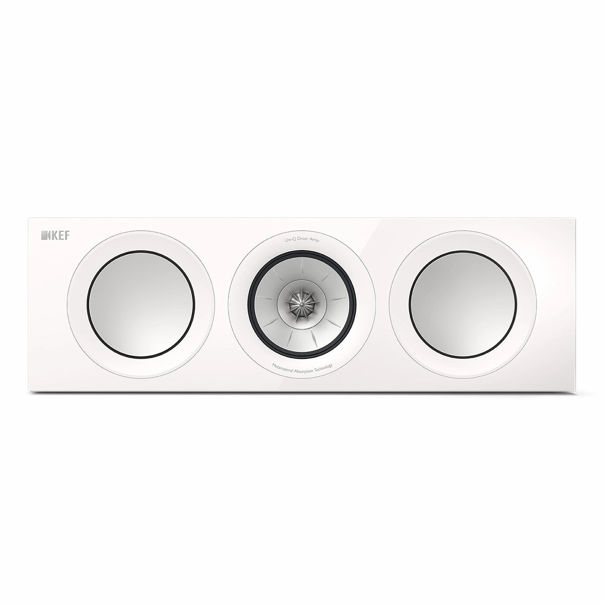 KEF R2 Meta Center Channel Speaker (Gloss White)