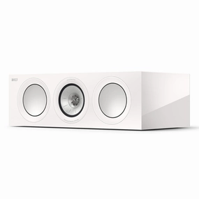 KEF R2 Meta Center Channel Speaker (Gloss White) Center Channel Speakers,Home Theater Center,Dialog Speakers