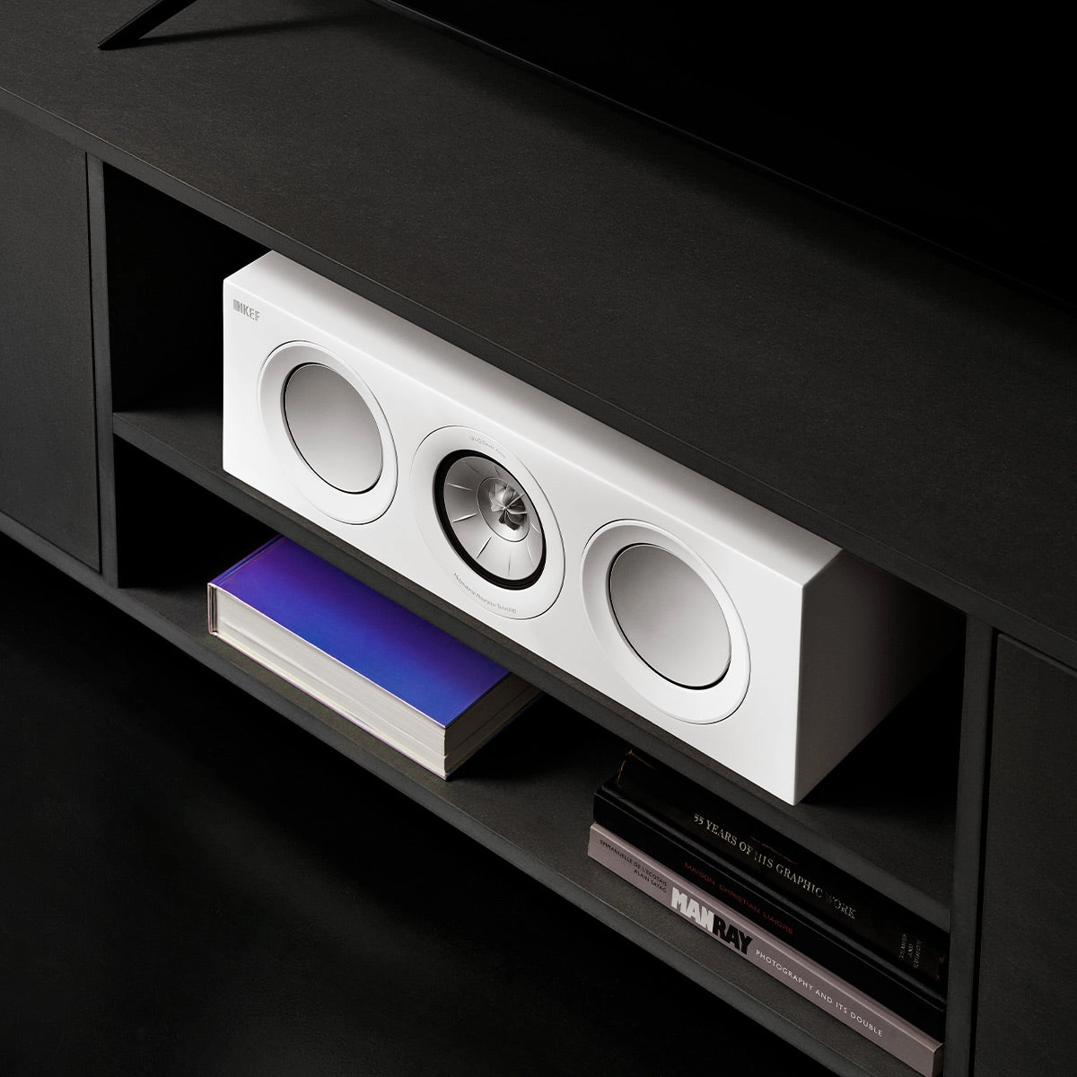 KEF R2 Meta Center Channel Speaker (Gloss White)