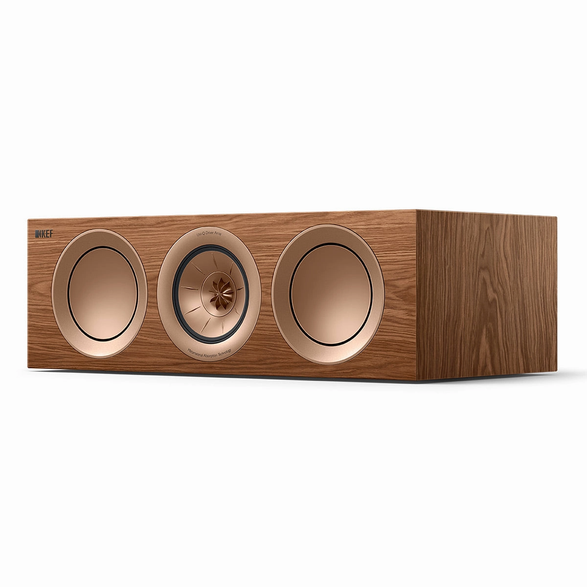 KEF R2 Meta Center Channel Speaker (Walnut) Center Channel Speakers,Home Theater Center,Dialog Speakers
